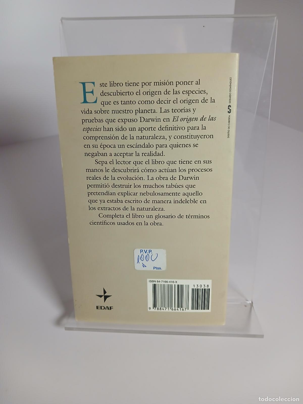 Libros de segunda mano: El origen de las especies - Charles Darwin - Foto 3