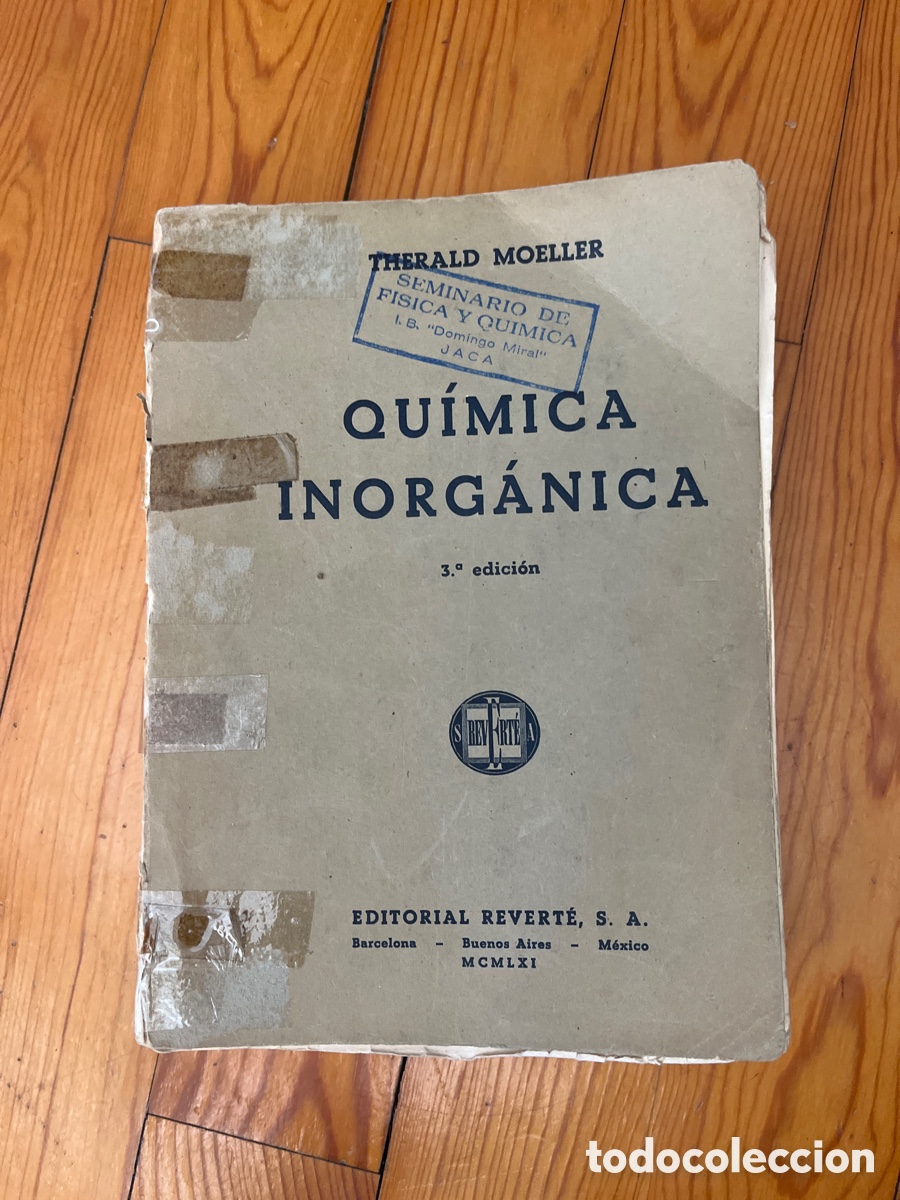 Libros de segunda mano de ciencias: Qu&iacute;mica inorg&aacute;nica Therald Moeller