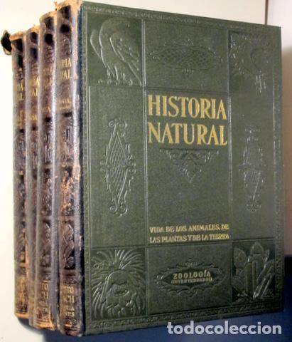 Libri di seconda mano: HISTORIA NATURAL. Vida de los animales, de las plantas y de la Tierra (4 vol. - Completo) - Barcelon