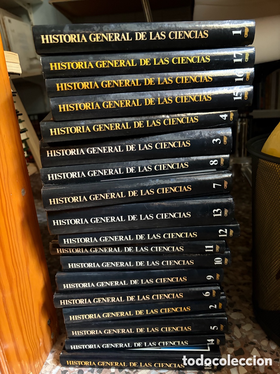 Libros de segunda mano: Historia general de las ciencias 18 libros coleccion completa de Orbis