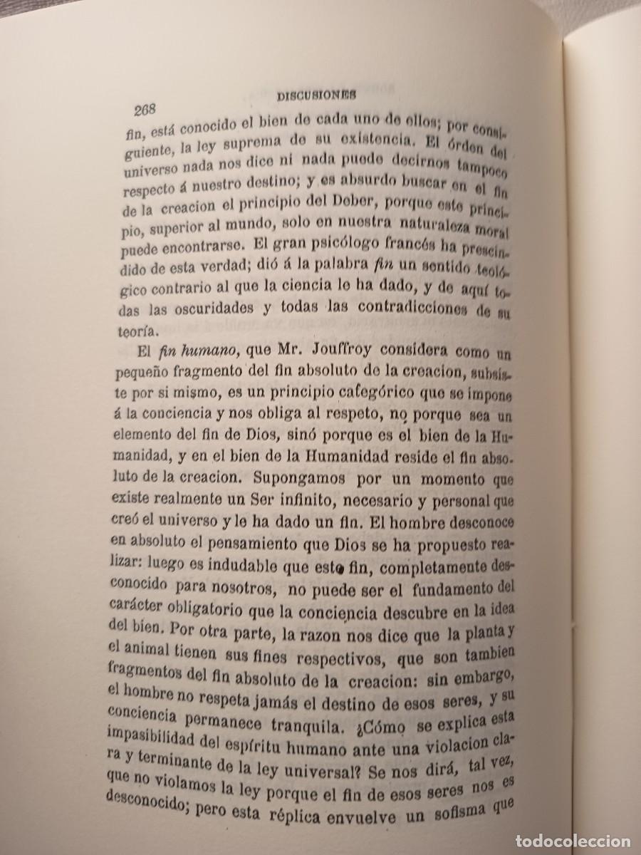 Libros de segunda mano de ciencias: Discusiones sobre la metaf&iacute;sica. Indalecio Armesto. 1993. R&uacute;stica. - Foto 6