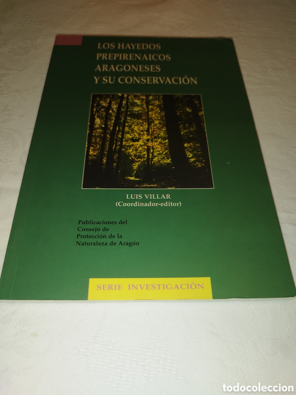 Libros de segunda mano: LOS HAYEDOS PREPIRENAICOS ARAGONESES Y SU CONSERVACION (SOLO LIBRO).- C.P. NATURALEZA ARAGON, 1999