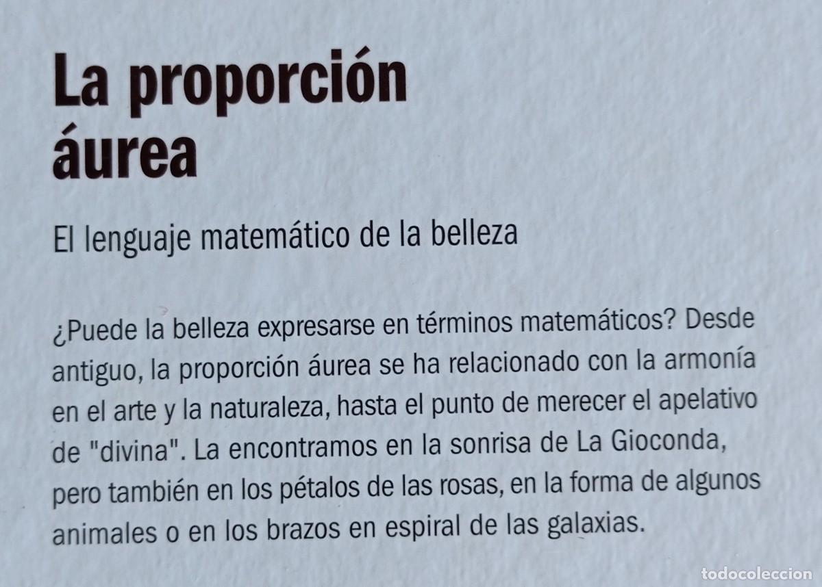 Libros de segunda mano de ciencias: LA PROPORCION AUREA - FERNANDO CORBALAN - Foto 2