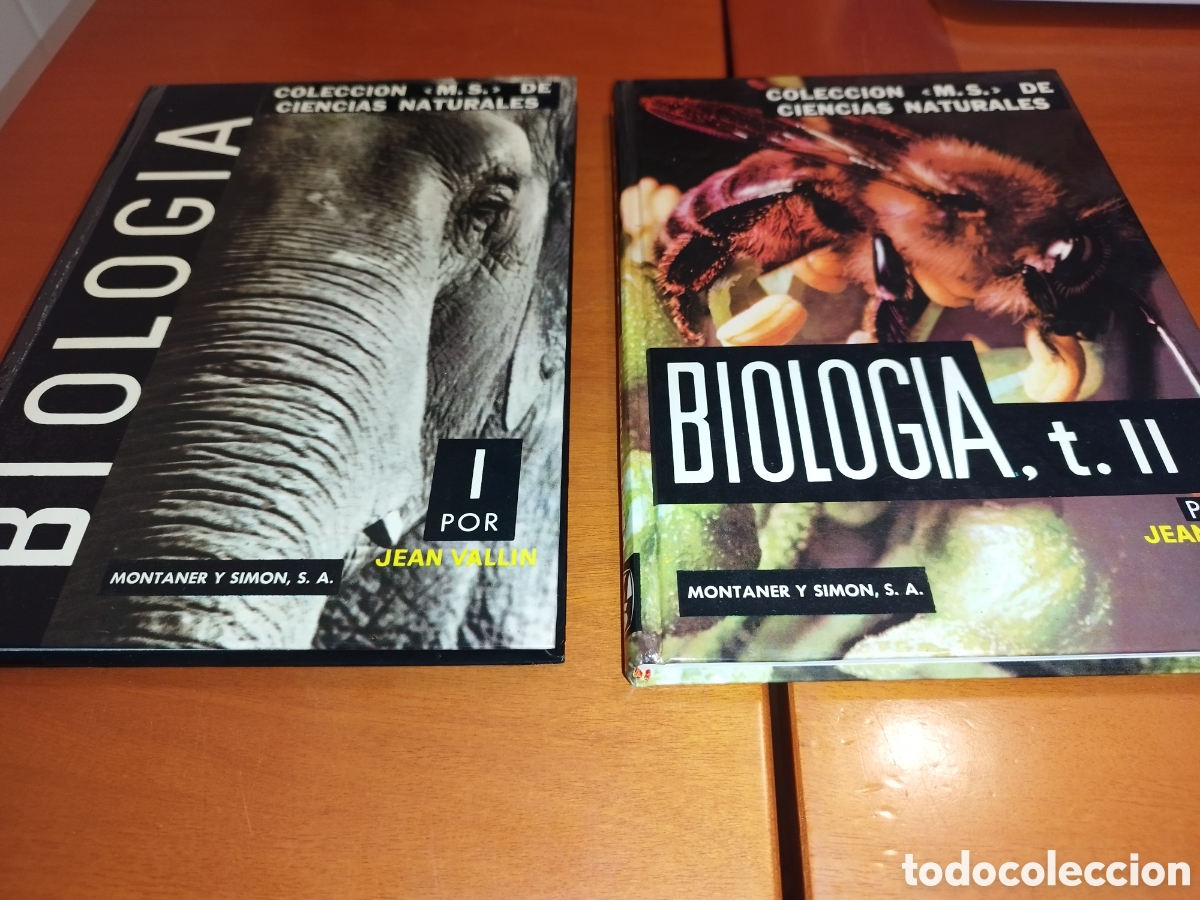 Libros de segunda mano: BIOLOGIA (2 TOMOS. COMPLETA).- JEAN VALLIN. ED. MONTANER Y SIMON, 1977. ILUSTRADA.