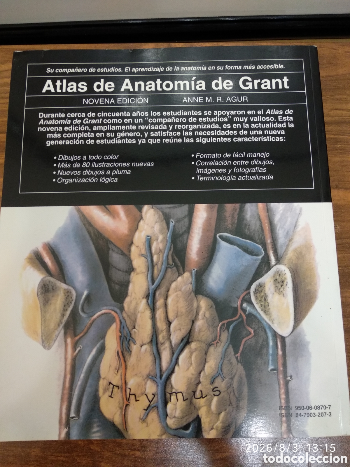 Libros de segunda mano de ciencias: Atlas de anatom&iacute;a de Grant(novena edici&oacute;n) - Foto 4