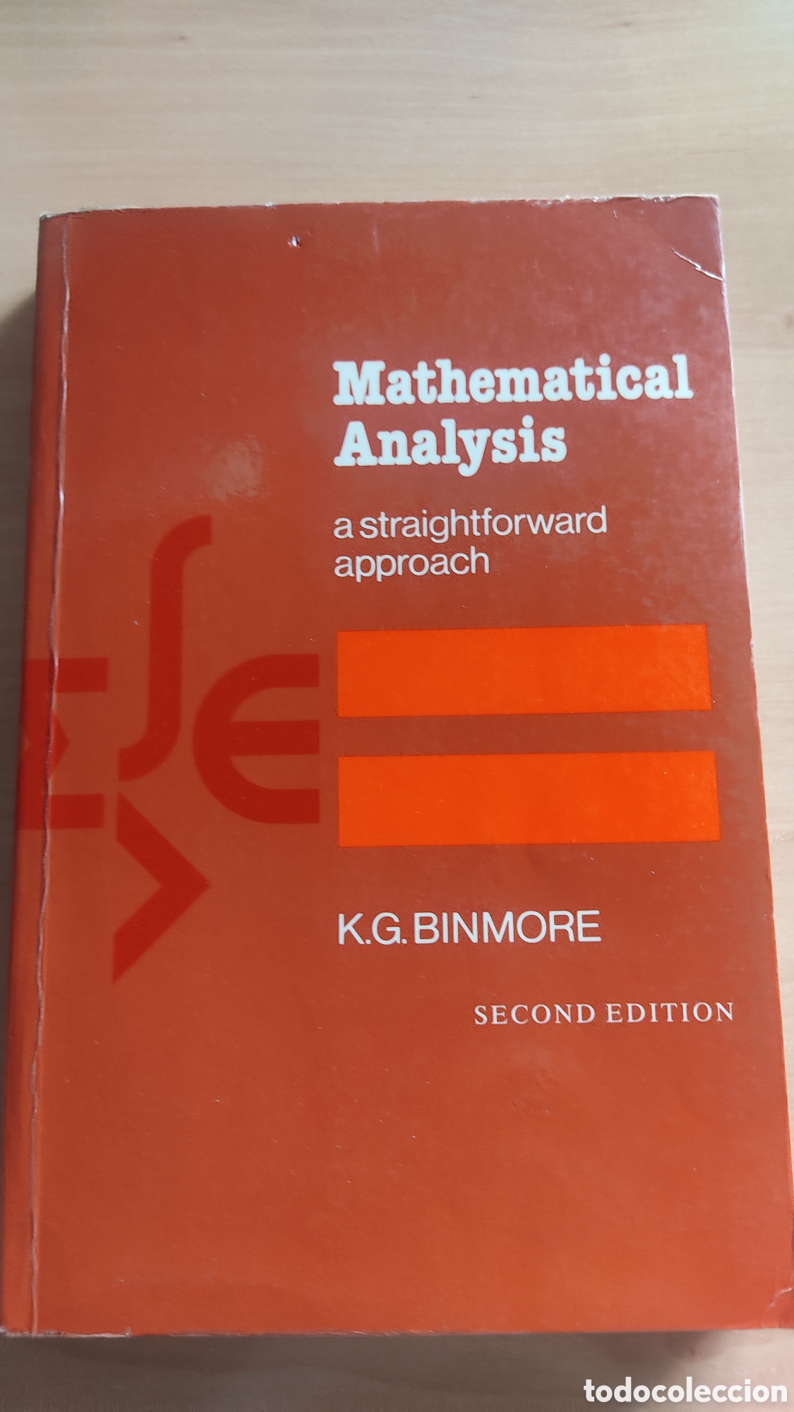 Libros de segunda mano de ciencias: MATHEMATICAL ANALYSIS. BINMORE. AN&Aacute;LISIS MATEM&Aacute;TICO