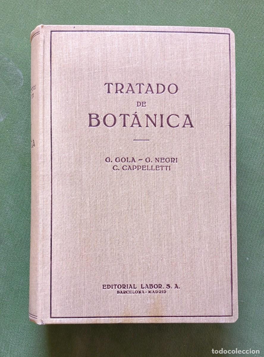 Libros de segunda mano: TRATADO DE BOT&Aacute;NICA - 1&ordf; ed. 1943 - G. GOLA, G. NEGRI, C. CAPPELLETTI - TRAD. DE P. FONT QUER.