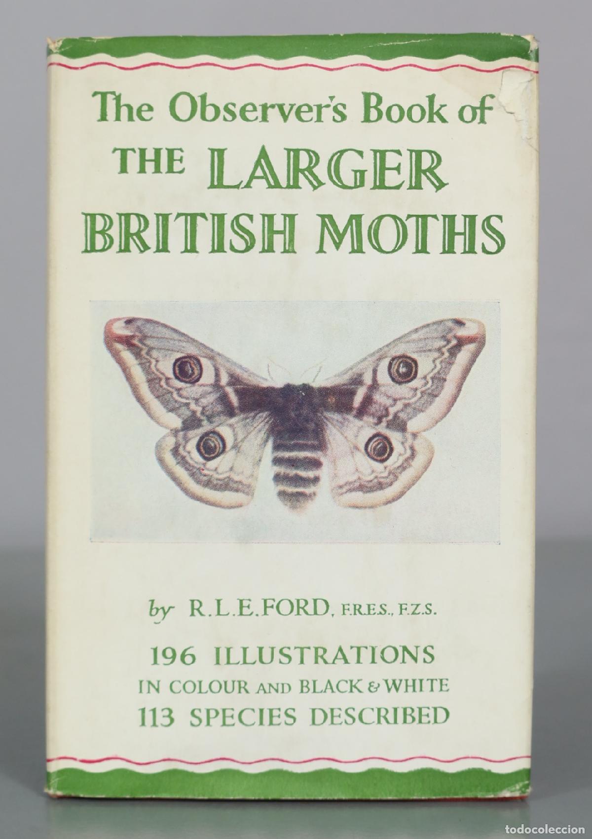 Libros de segunda mano: The Observer's Book of The Larger British Moths - R. L. E. Ford - Frederick Warne & Co