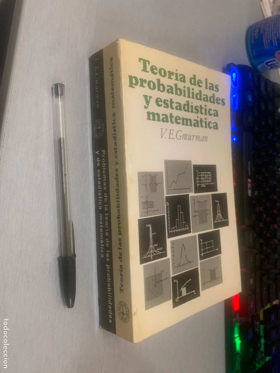 Libros de segunda mano de ciencias: TEOR&Iacute;A DE LAS PROBABILIDADES Y ESTAD&Iacute;STICA Y MATEM&Aacute;TICA Y PROBLEMAS... / 2 LIBROS EN 1 / V.E.GMURMAN - Foto 1