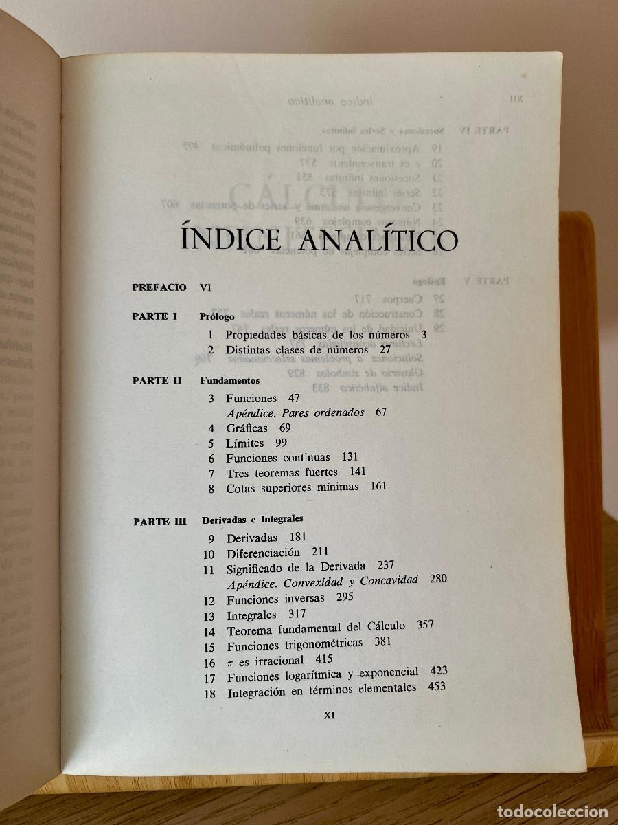 Libros de segunda mano de ciencias: CALCULO INFINITESIMAL - Michael Spivak - Foto 5