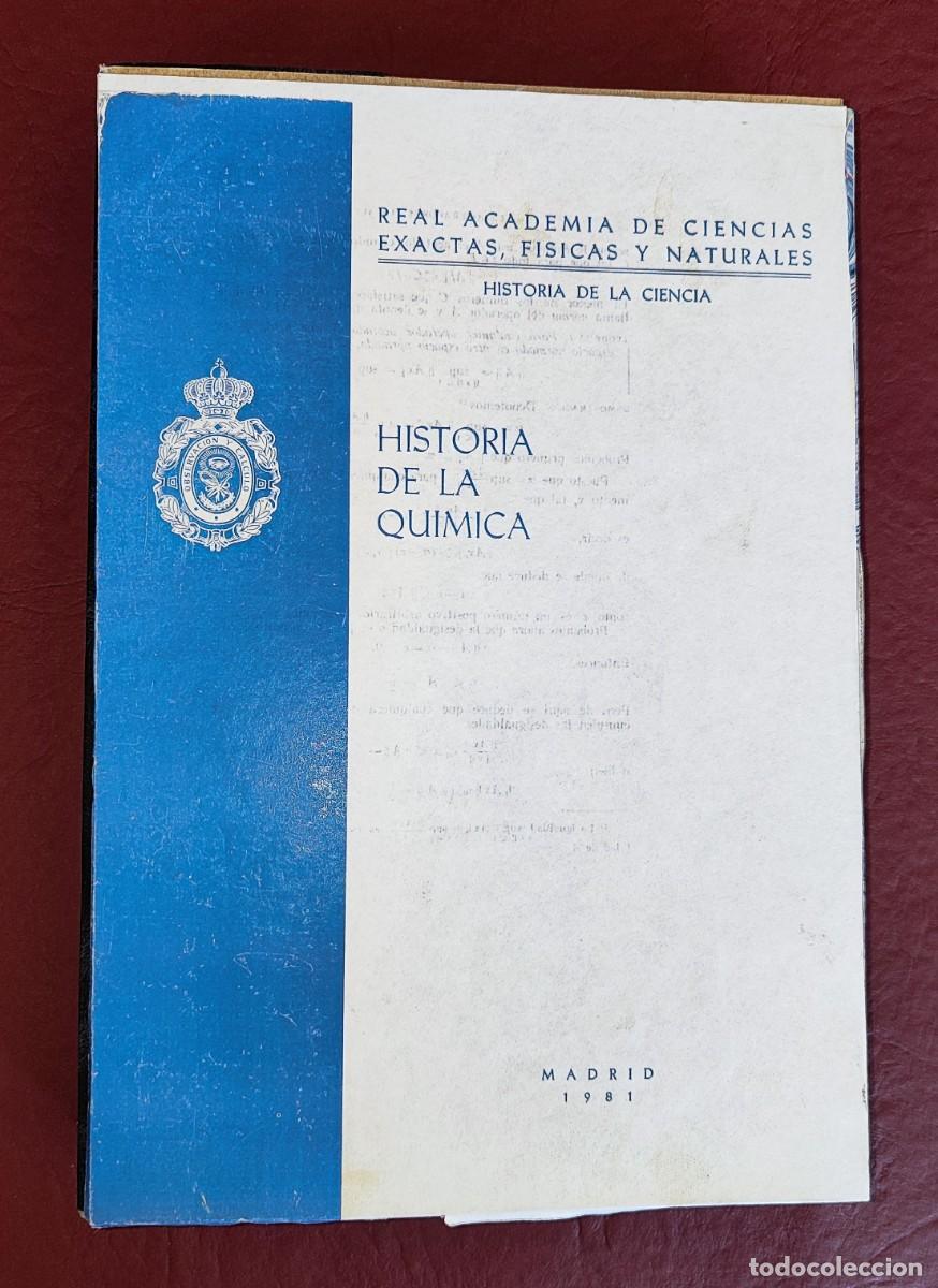 Libros de segunda mano de ciencias: CURSO DE CONFERENCIAS SOBRE HISTORIA DE LA QU&Iacute;MICA. - Foto 1