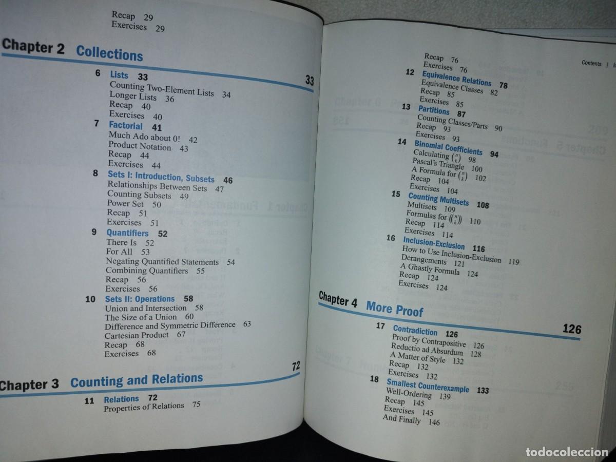 Libros de segunda mano de ciencias: 219- Mathematics. A Discrete Introduction - Edward R. Scheinerman - Foto 7