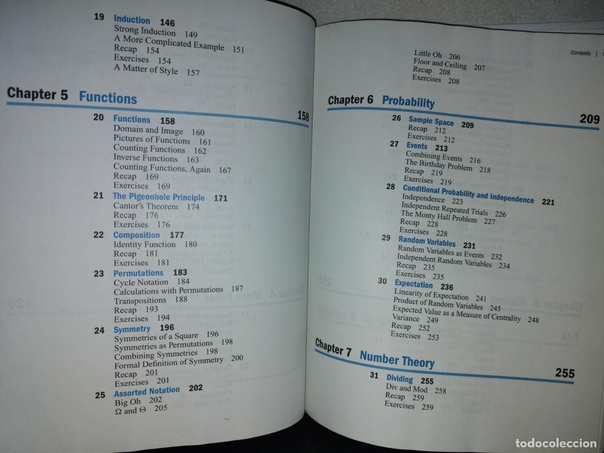 Libros de segunda mano de ciencias: 219- Mathematics. A Discrete Introduction - Edward R. Scheinerman - Foto 8