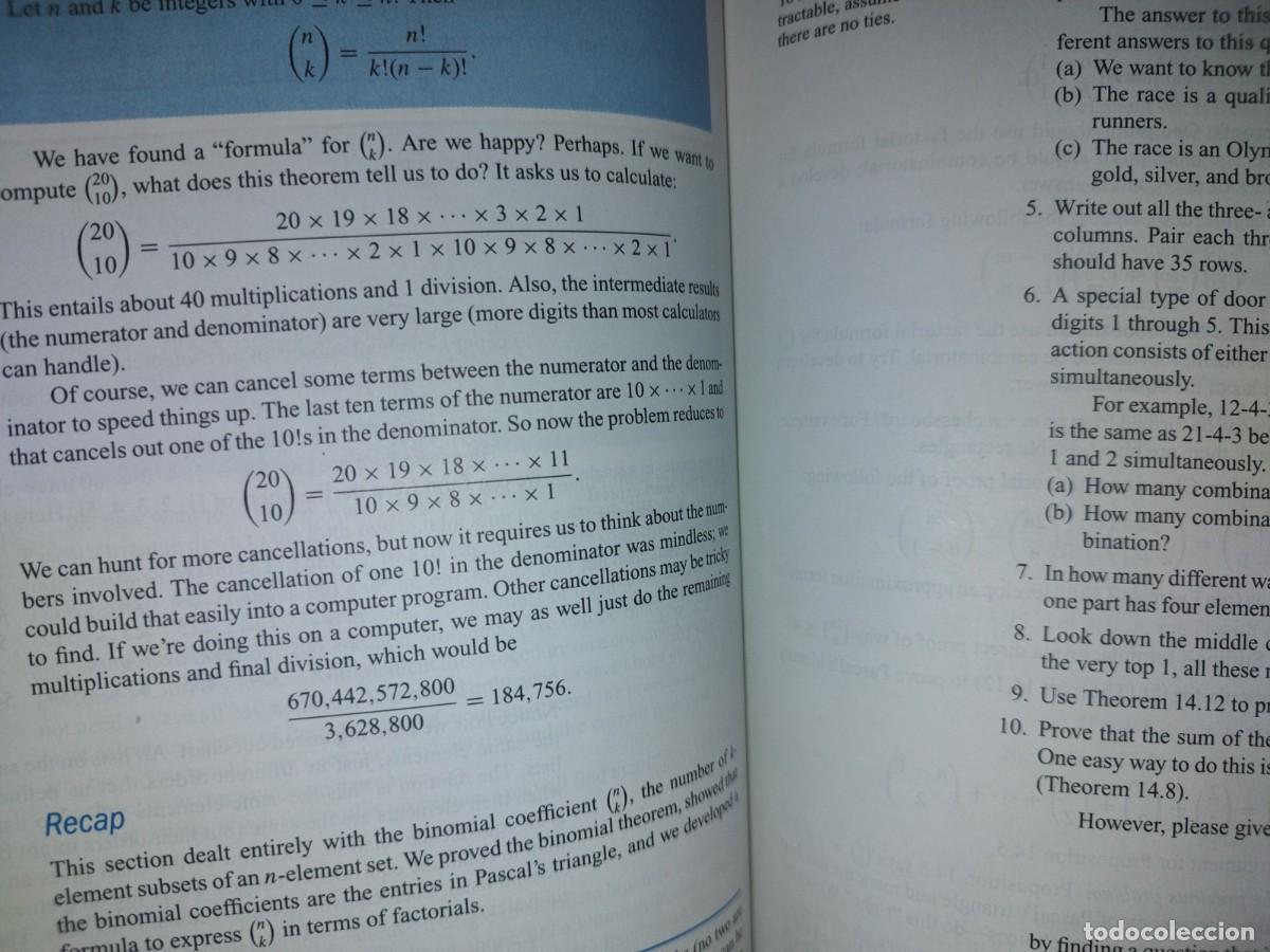 Libros de segunda mano de ciencias: 219- Mathematics. A Discrete Introduction - Edward R. Scheinerman - Foto 12