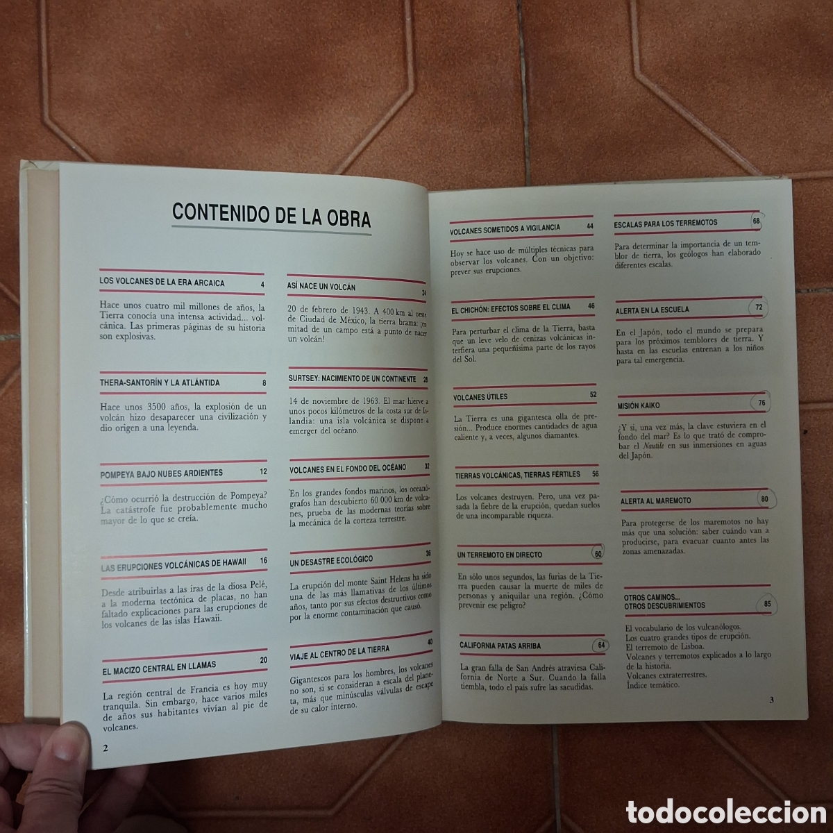 Libros de segunda mano: Volcanes y terremotos LAROUSSE 1991 - Foto 2