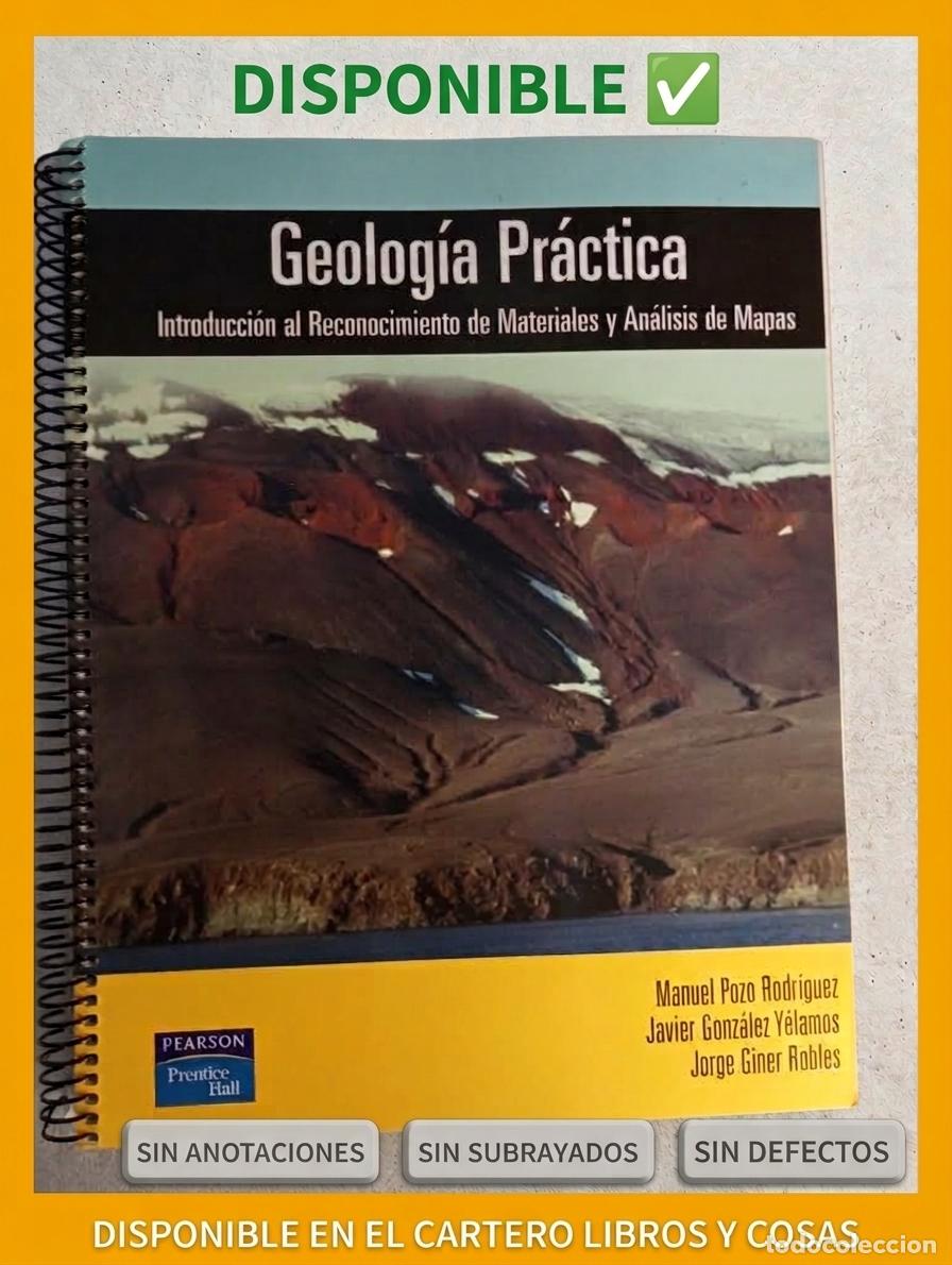 Libros de segunda mano: GEOLOG&Iacute;A PR&Aacute;CTICA - MANUEL POZO RODR&Iacute;GUEZ, JAVIER GONZ&Aacute;LEZ Y&Eacute;LAMOS, JORGE GINER ROBLES