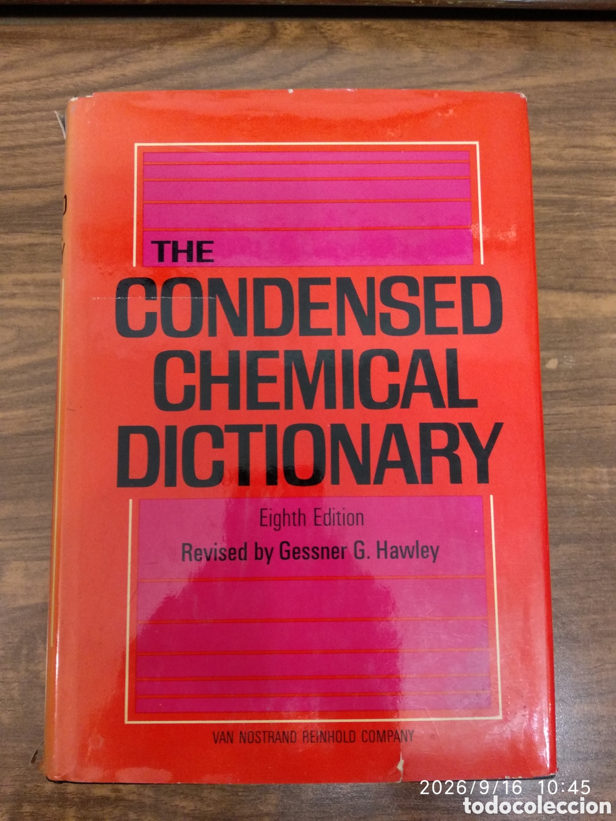 Libros de segunda mano de ciencias: The condensed chemical Dictionary