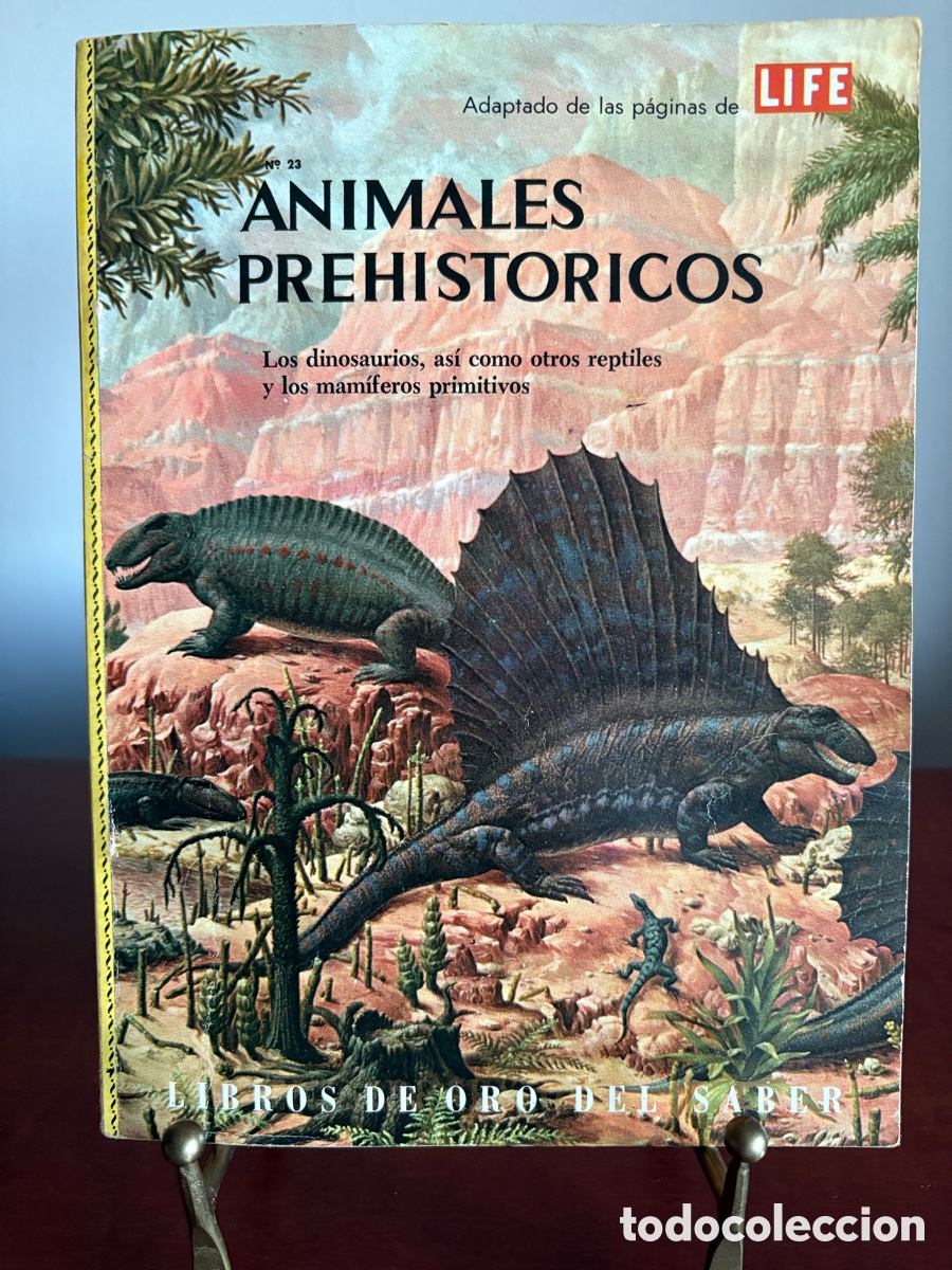 Libros de segunda mano: Animales Prehistoricos-Adaptado de las paginas LIFE