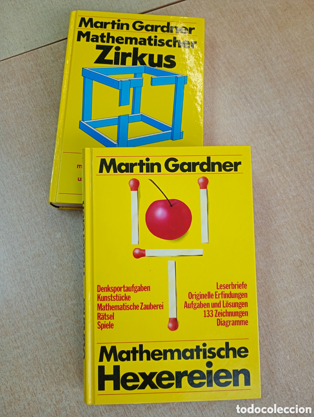 Libros de segunda mano de ciencias: Martin Gardner (alem&aacute;n) Mathematische Hexereien y Mathematischer Zirkus