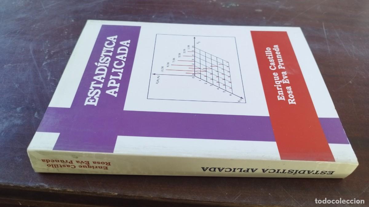 Libros de segunda mano de ciencias: ESTADISTICA APLICADA / CASTILLO-PRUNEDA / CJA603-GV-2 / MORALEA - Foto 1