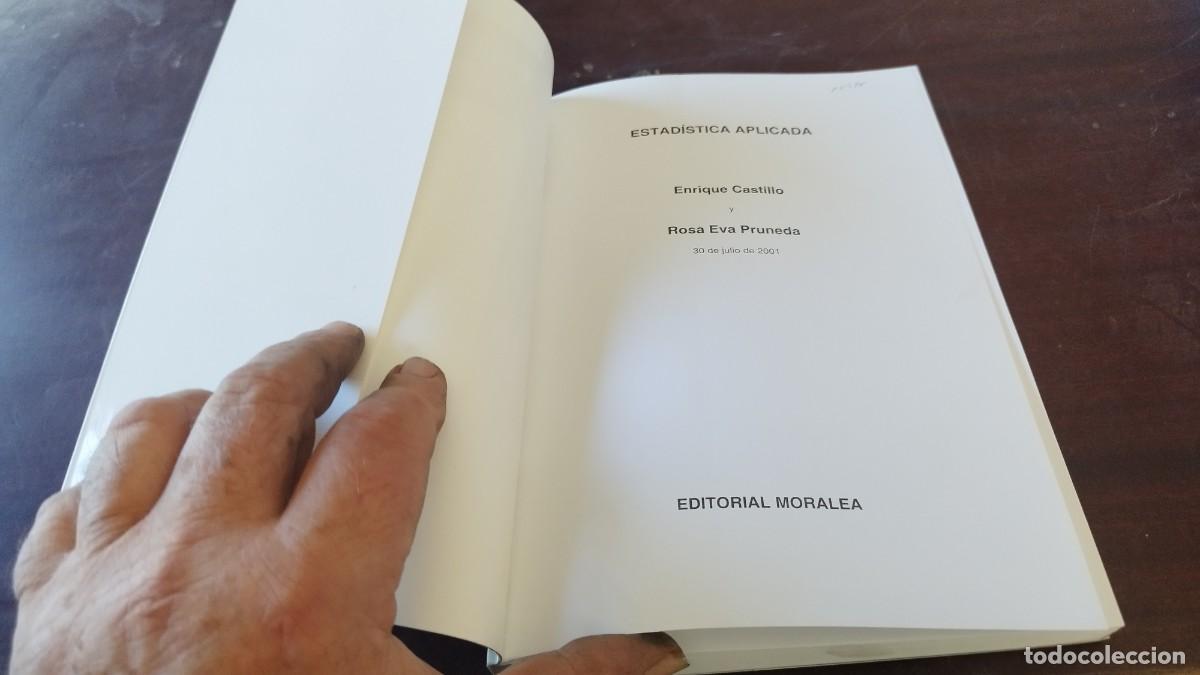 Libros de segunda mano de ciencias: ESTADISTICA APLICADA / CASTILLO-PRUNEDA / CJA603-GV-2 / MORALEA - Foto 5