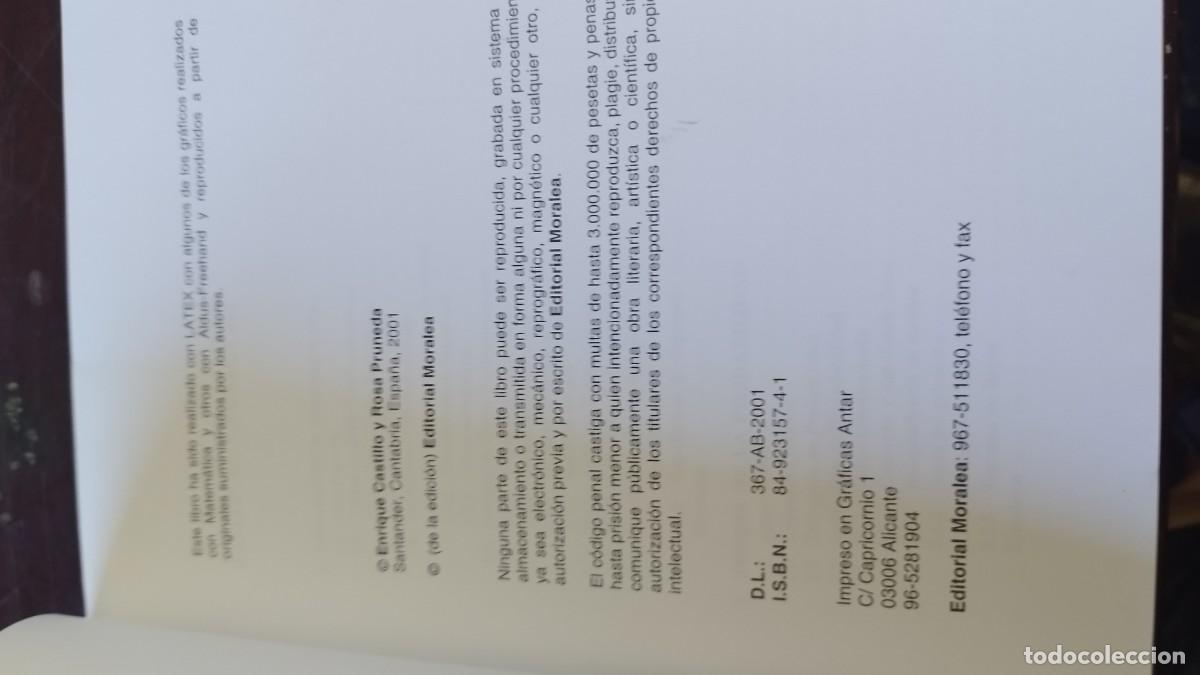 Libros de segunda mano de ciencias: ESTADISTICA APLICADA / CASTILLO-PRUNEDA / CJA603-GV-2 / MORALEA - Foto 6