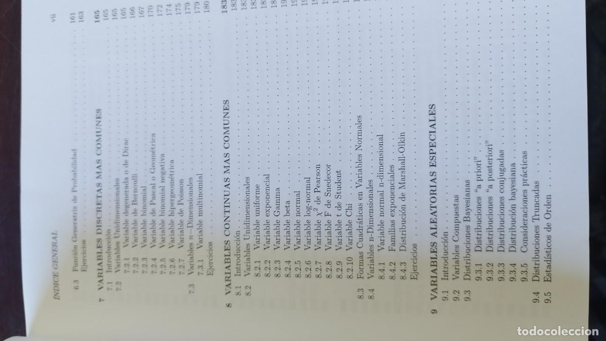 Libros de segunda mano de ciencias: ESTADISTICA APLICADA / CASTILLO-PRUNEDA / CJA603-GV-2 / MORALEA - Foto 9