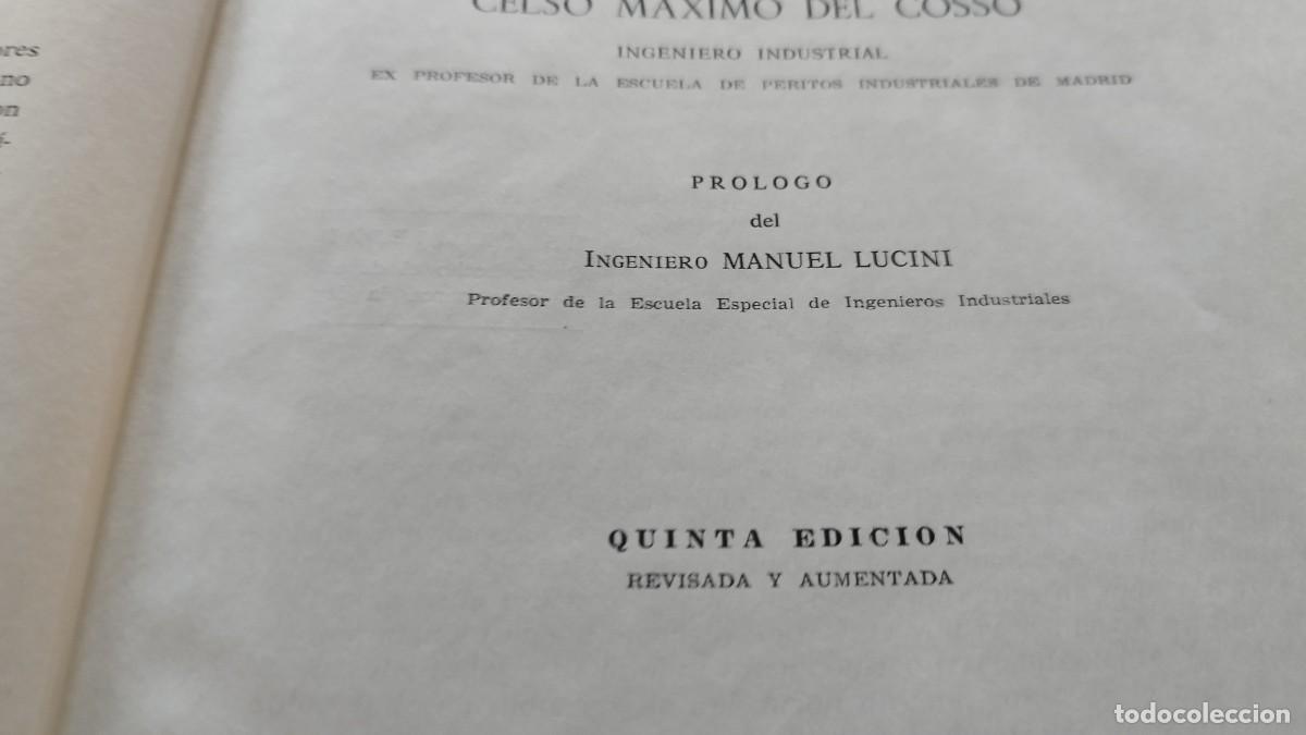 Libros de segunda mano de ciencias: MECANISMOS (CALCULO Y CONSTRUCCION) / CELSO MAXIMO DEL COSSO / GRAV26 / 1965 DOSSAT - Foto 5