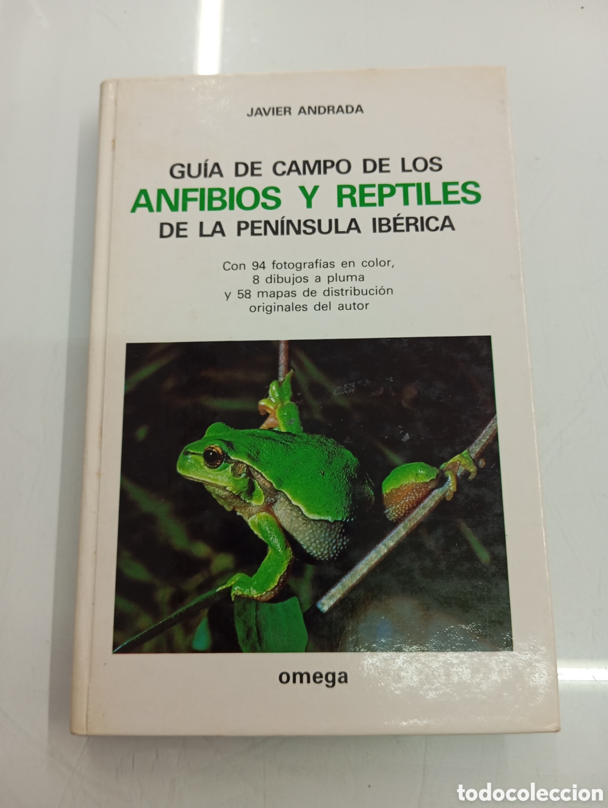 Libros de segunda mano: GUIA DE CAMPO DE LOS ANFIBIOS Y REPTILES DE LA PENINSULA IBERICA JAVIER ANDRADA OMEGA ILUSTRADO