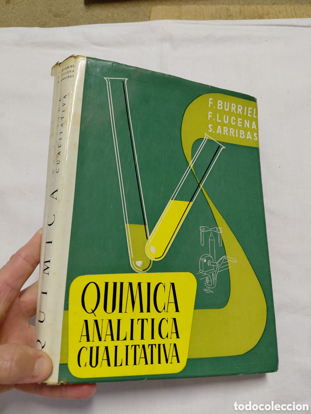 Libros de segunda mano de ciencias: QUIMICA ANALITICA CUALITATIVA.F.BURRIEL-F.LUCENA.S.ARRIBAS.PARANINFO 1967