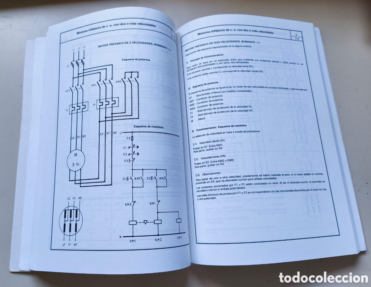 Libros de segunda mano de ciencias: Motores el&eacute;ctricos. variaci&oacute;n de veLOCIDAD - Foto 4