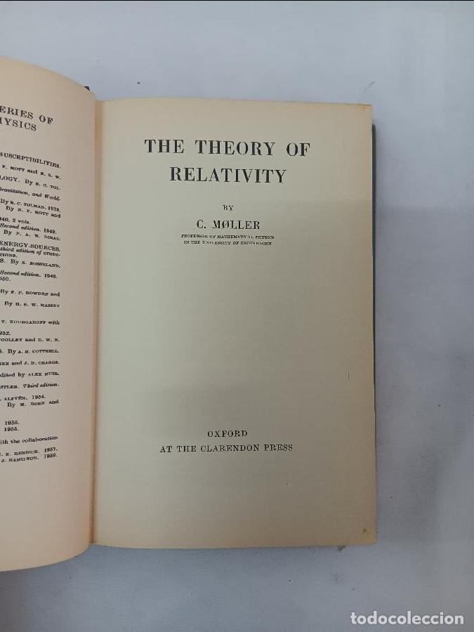 Libros de segunda mano de ciencias: THE THEORY OF RELATIVITY 6324