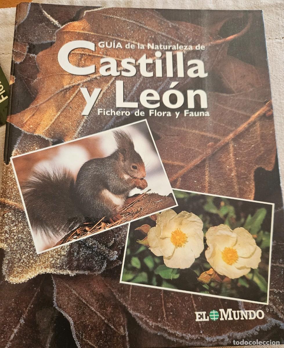 Libros de segunda mano: Gu&iacute;a de la Naturaleza de Castilla y Le&oacute;n - Fichero de Flora y Fauna coleccionable El Mundo incomplet
