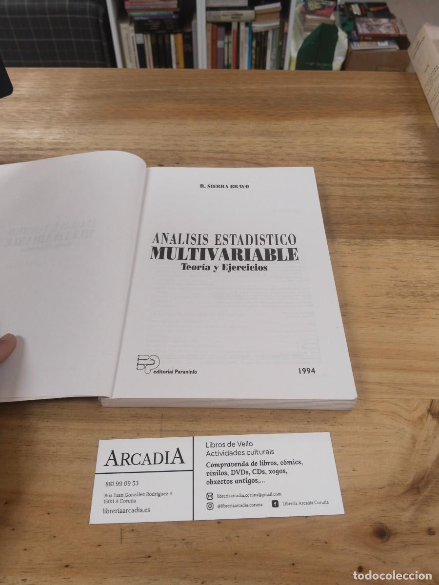 Libros de segunda mano de ciencias: Analisis Estad&iacute;stico Multivariable. Teor&iacute;a y ejercicios. - R. Sierra Bravo - Foto 16