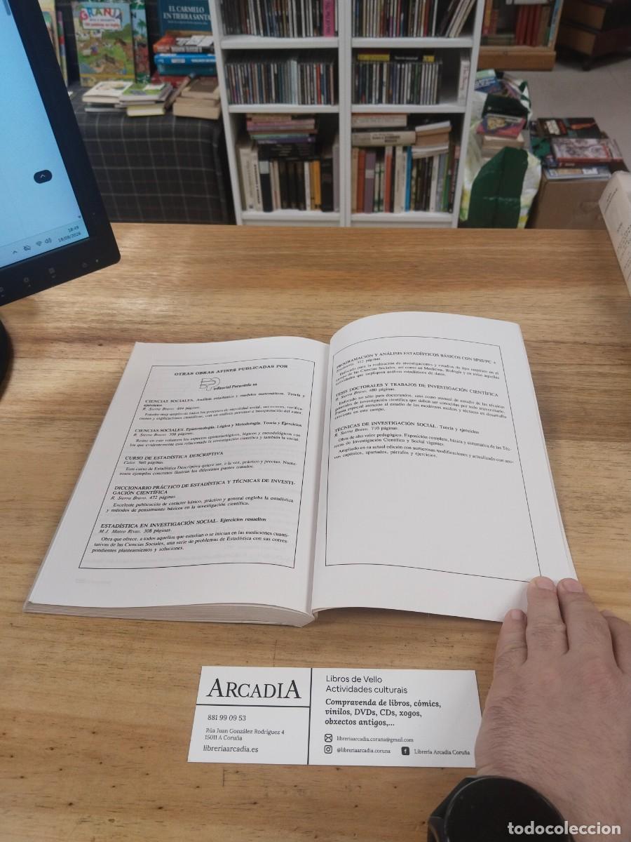 Libros de segunda mano de ciencias: Analisis Estad&iacute;stico Multivariable. Teor&iacute;a y ejercicios. - R. Sierra Bravo - Foto 24