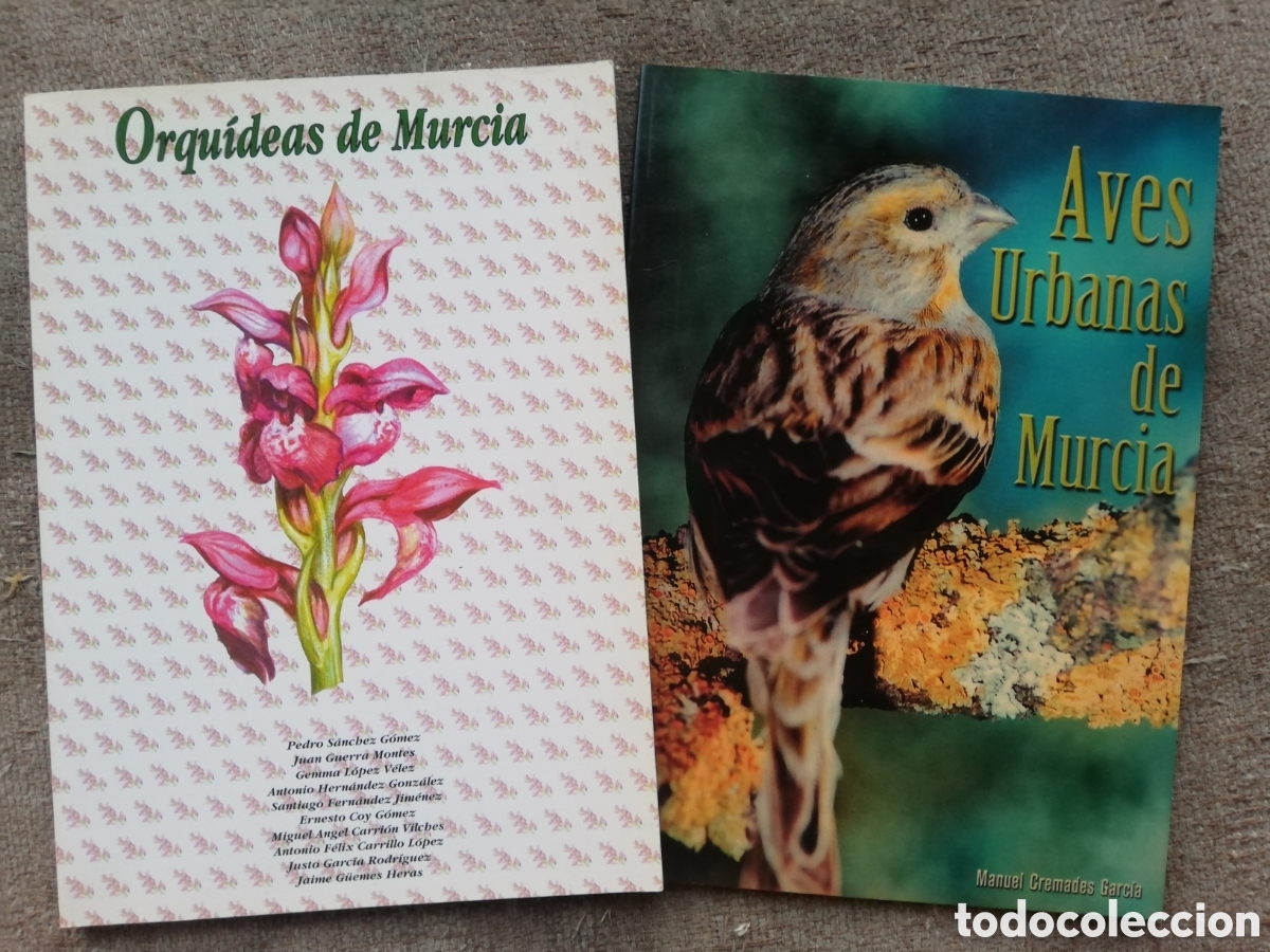 Lote Aves urbanas y Orquideas de Murcia
