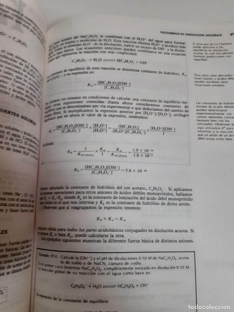 Libros de segunda mano de ciencias: Qu&iacute;mica General. Whitten y Gailey. - Foto 7