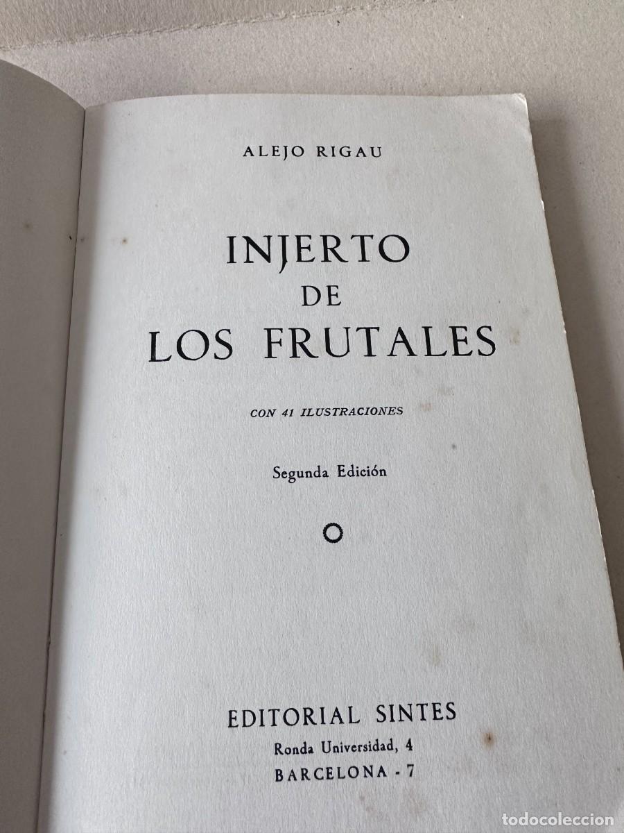 Libros de segunda mano: A. Rigau - Injerto de los frutales - Foto 4