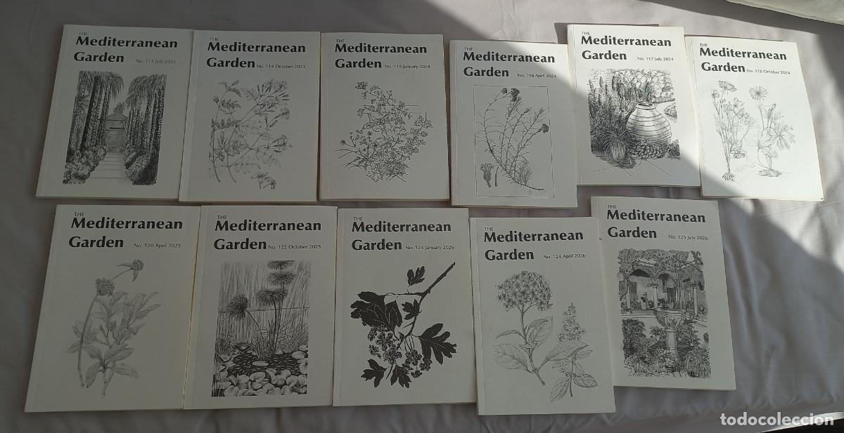 Libros de segunda mano: The Mediterranean Garden Society. A Journal. Nos. 113-114-115-116-117-118-120-122-123-124 y 125