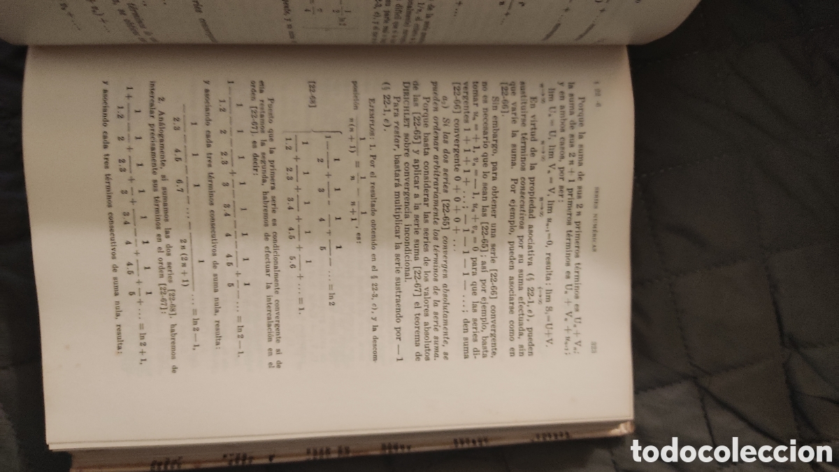 Libros de segunda mano de ciencias: An&aacute;lisis matem&aacute;tico. Rey pastor. - Foto 4