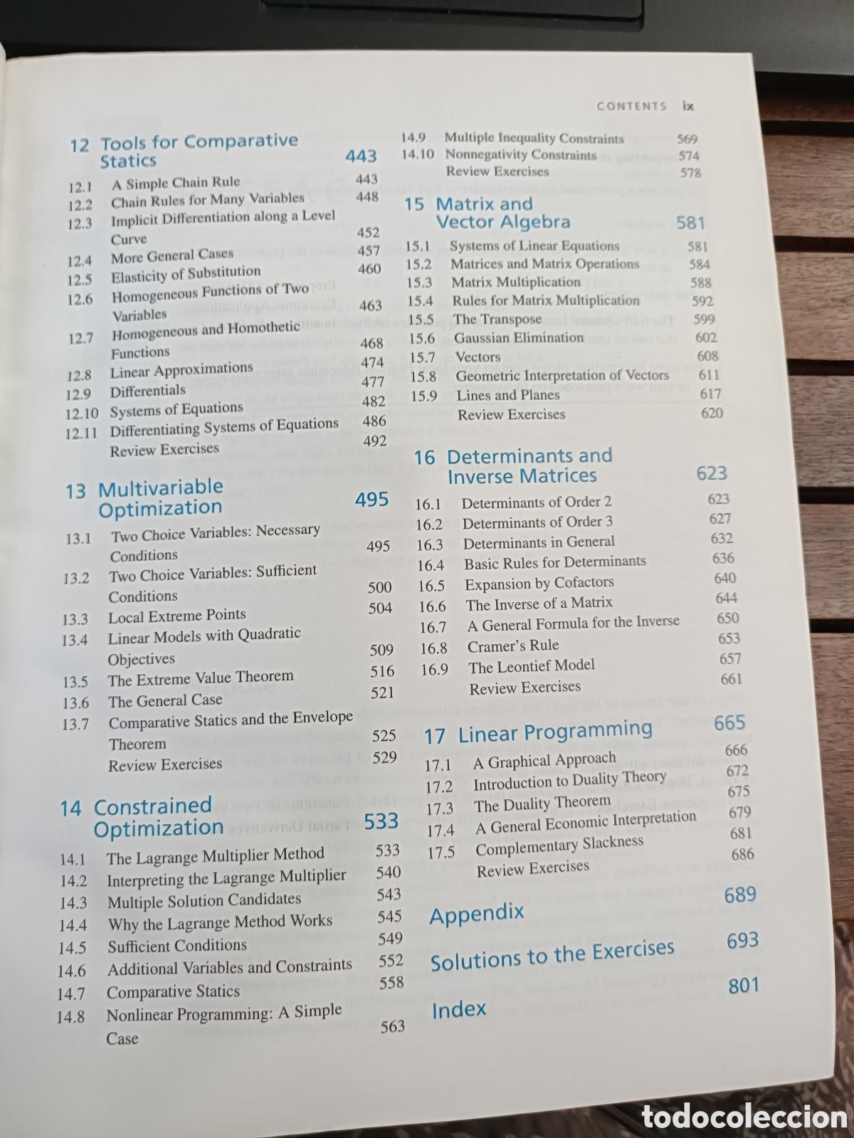 Libros de segunda mano de ciencias: Essential mathematics for Economic Analysis. Knut Sydsaeter... Always learning, Pearson. Matem&aacute;ticas - Foto 6