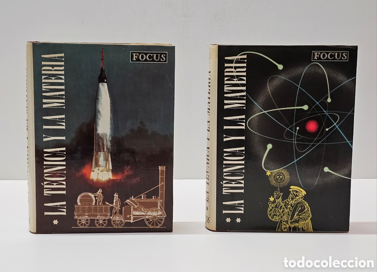 Libros de segunda mano de ciencias: La T&eacute;cnica y la Materia (2 Tomos Completo) - Enciclopedia Internacional Focus (1968)