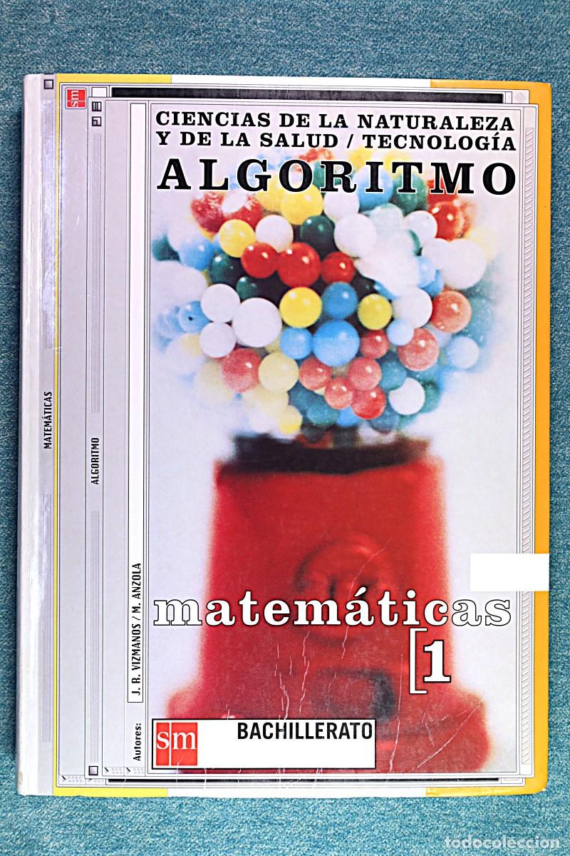 Libros de segunda mano de ciencias: Matem&aacute;ticas 1. Algoritmo. Bachillerato. Mathematics 1. Algorithm. High School (Bachillerato).