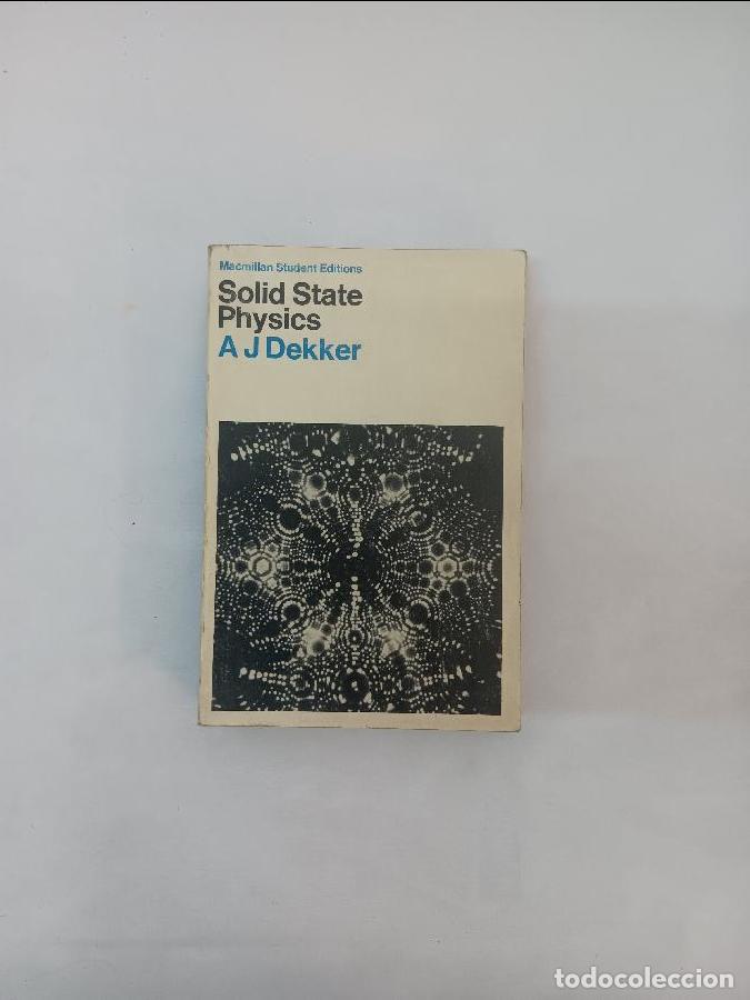 Libros de segunda mano de ciencias: Solid State Physics 6457