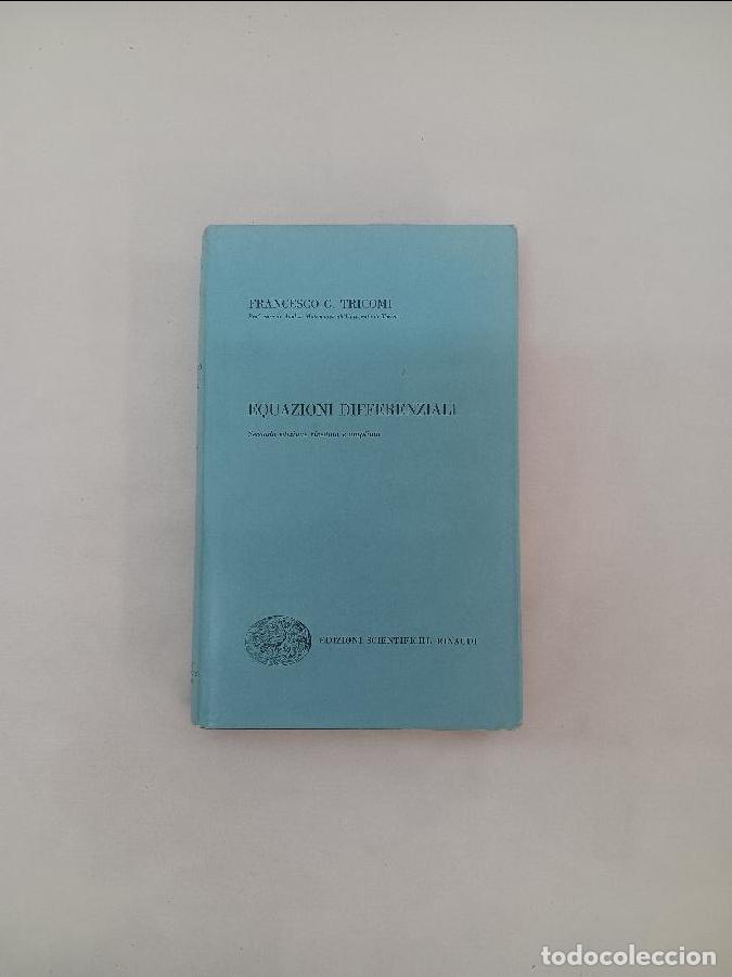 Libros de segunda mano de ciencias: EQUAZIONI DIFFERENZIALI 6451