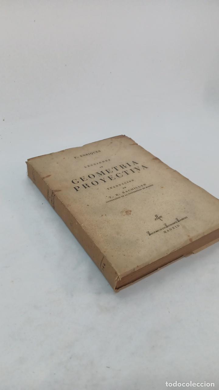 Libros de segunda mano de ciencias: LECCIONES DE GEOMETRIA PROYECTIVA 6448 - Foto 3