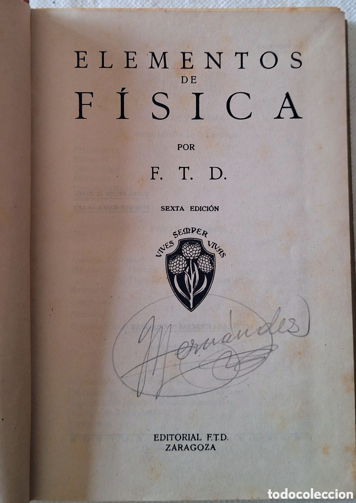 Libros de segunda mano de ciencias: Libro Fisica - Elementos de fisica - editorial FTD - Foto 2