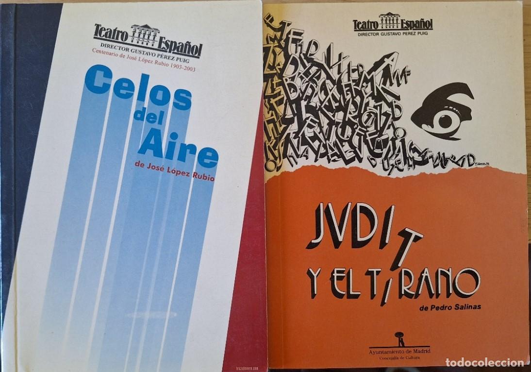 Libros de segunda mano de ciencias: JUDIT Y EL TIRANO. CELOS DEL AIRE. 2 LIBROS DE TEATRO. - SALINAS/LOPEZ RUBIO, Jose/Pedro.