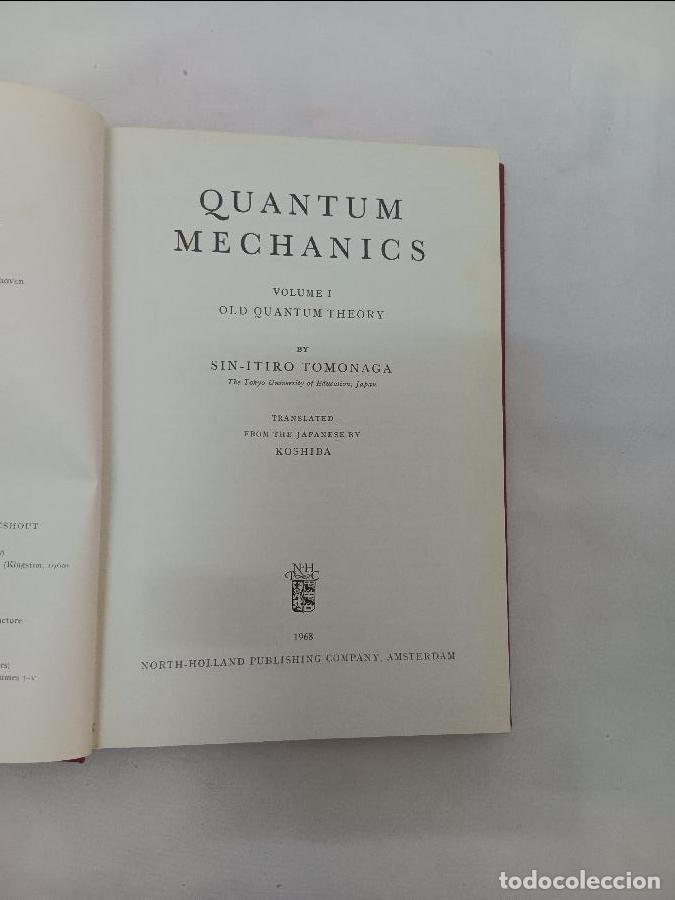 Libros de segunda mano de ciencias: QUANTUM MECHANICS VOLUME I OLD QUANTUM THEORY 6483
