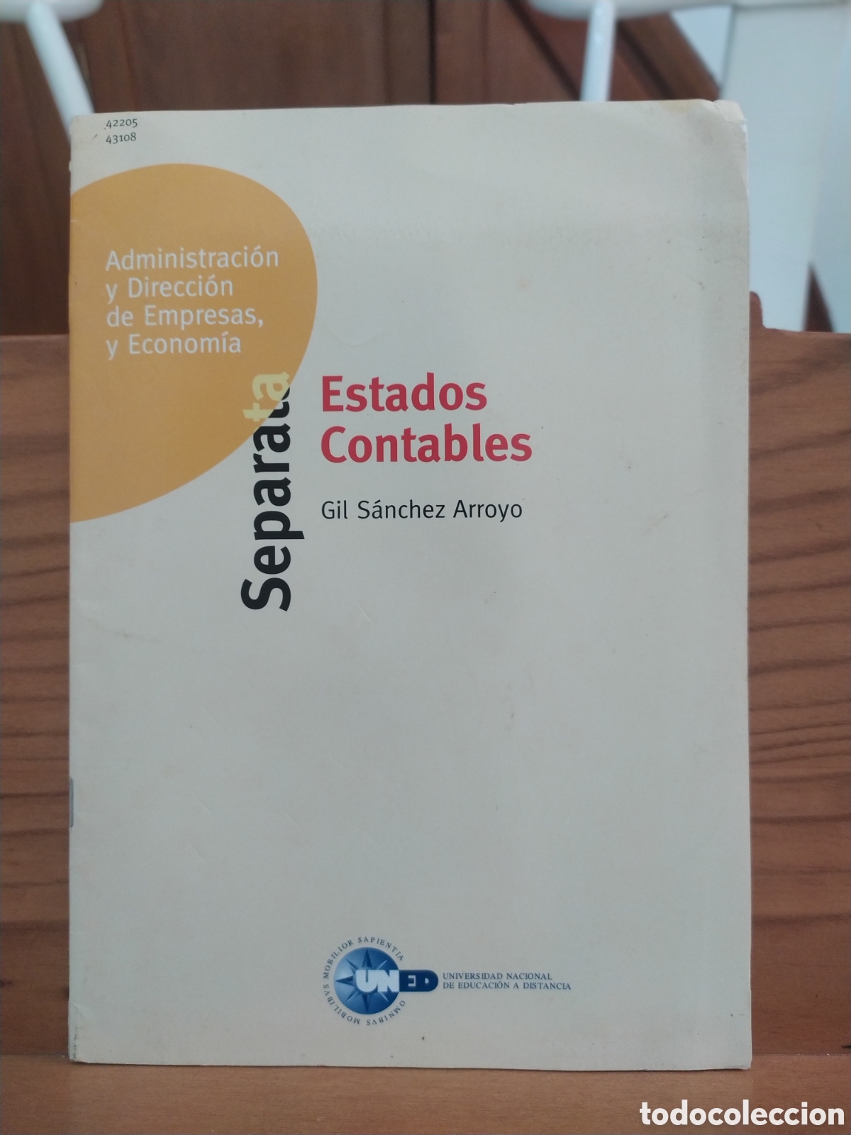 Libros de segunda mano de ciencias: Estados contables, separata publicada por la UNED en 2002.